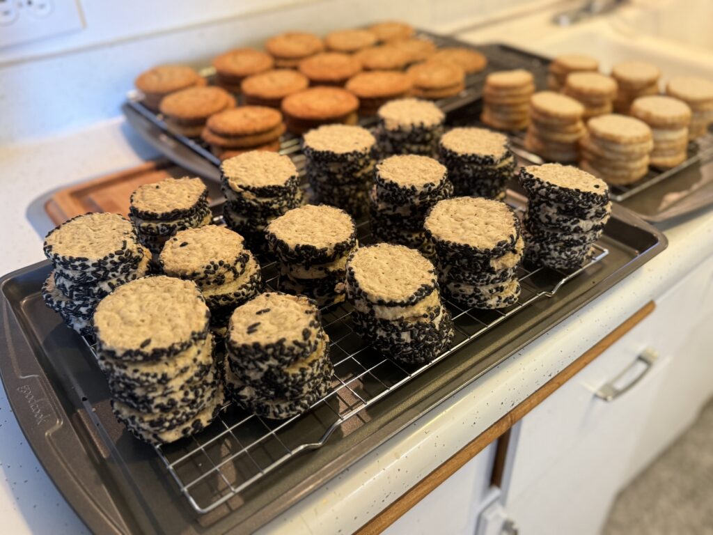Baked treats presentation